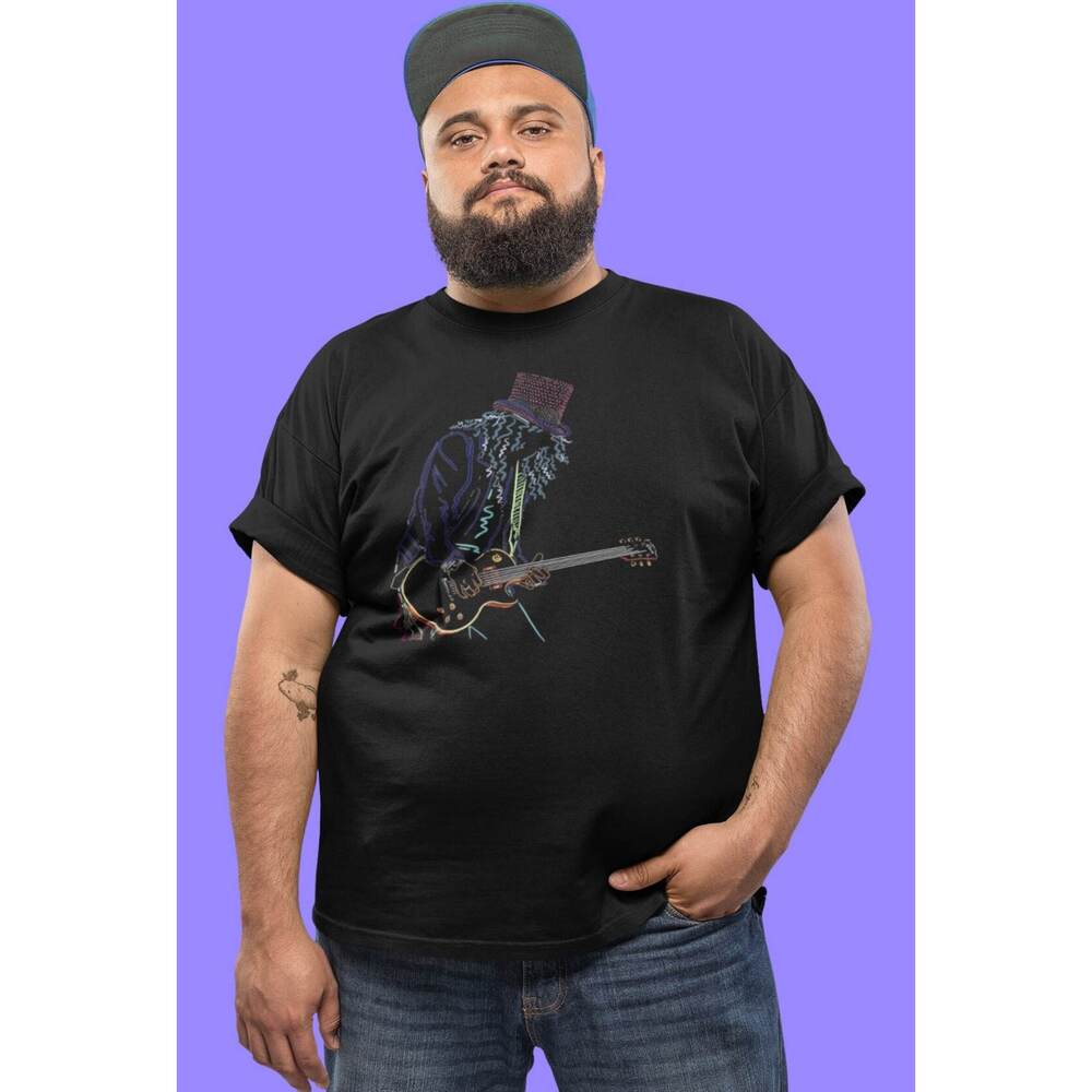 Slash T-Shirt Black Unisex For Guns N Roses Music Fans